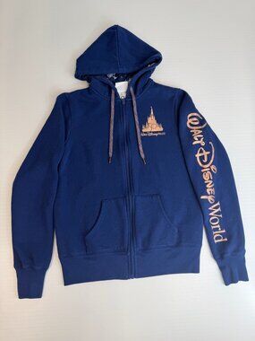 Disney World 50th Hoodie Girl Extra Small Youth Zip Sweatshirt Castle Tinker Ex